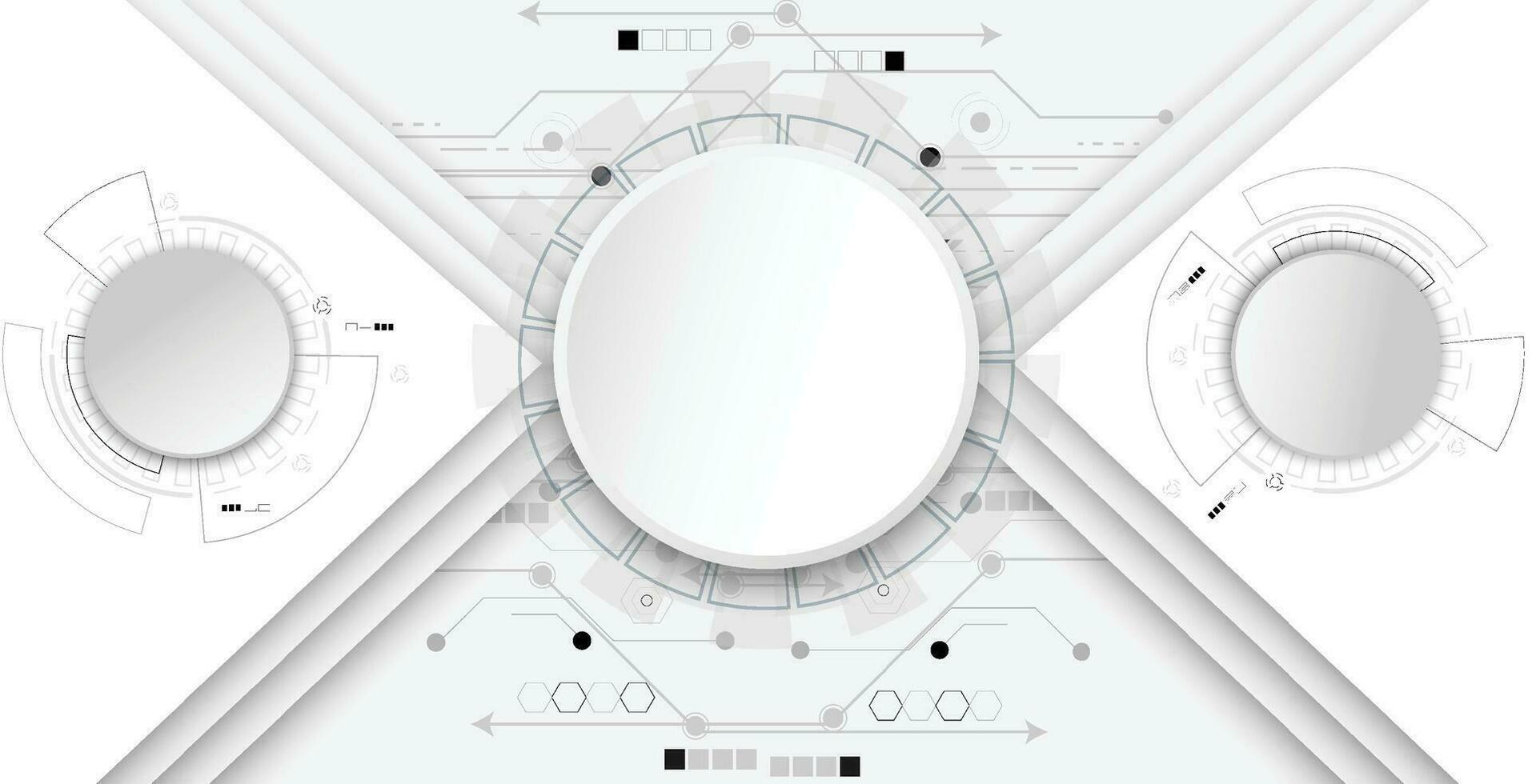 abstrakt teknologi bakgrund.vektor cirkel och elektricitet linje med blå elektronisk cycle.digital data , krets styrelse, vetenskaplig bakgrund, digital konst och abstrakt bakgrund begrepp. vektor