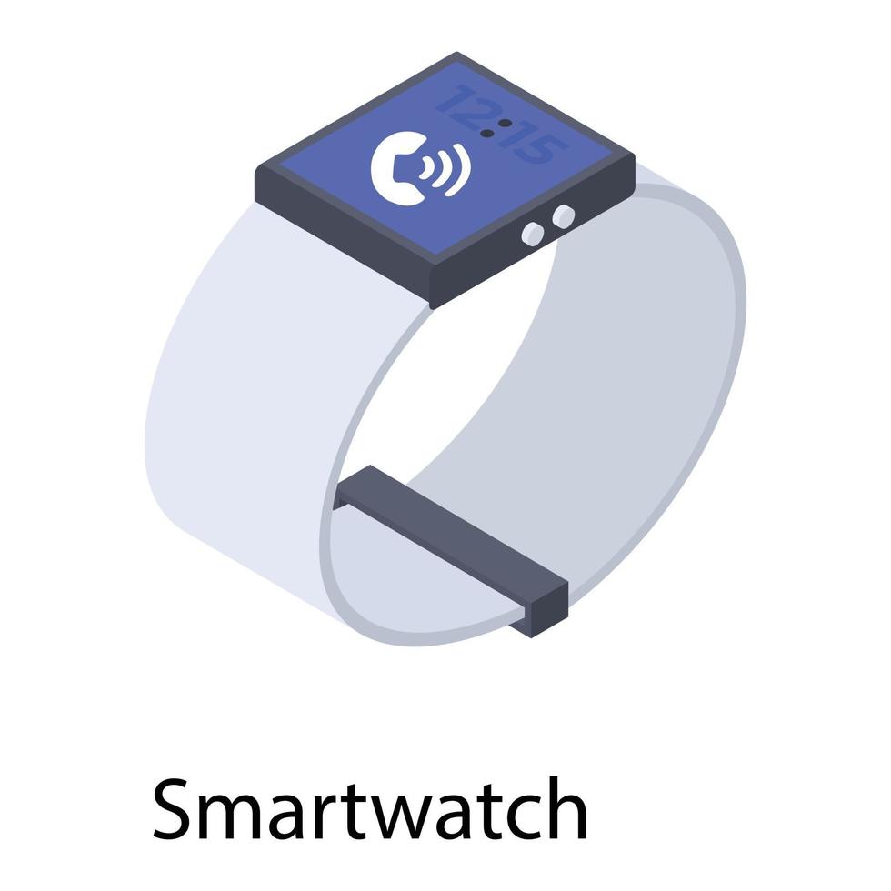 Trendige Smartwatch-Konzepte vektor