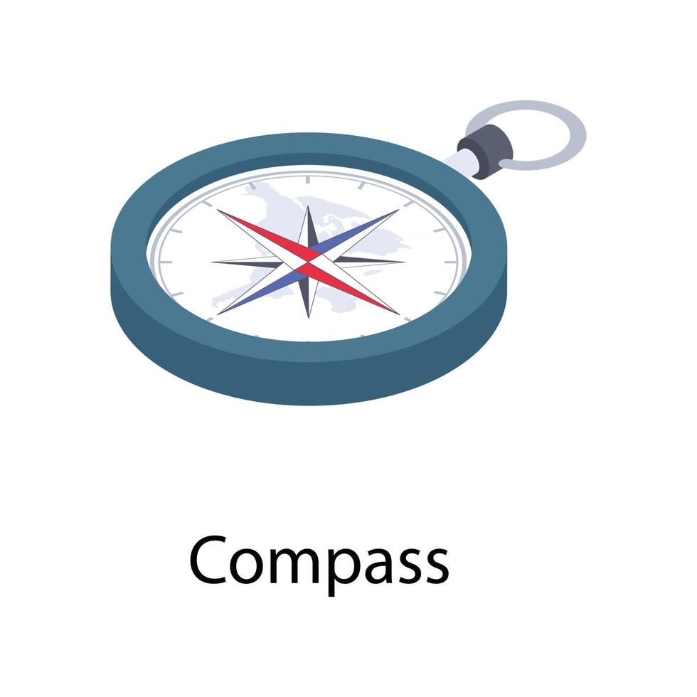 trendiga kompasskoncept vektor