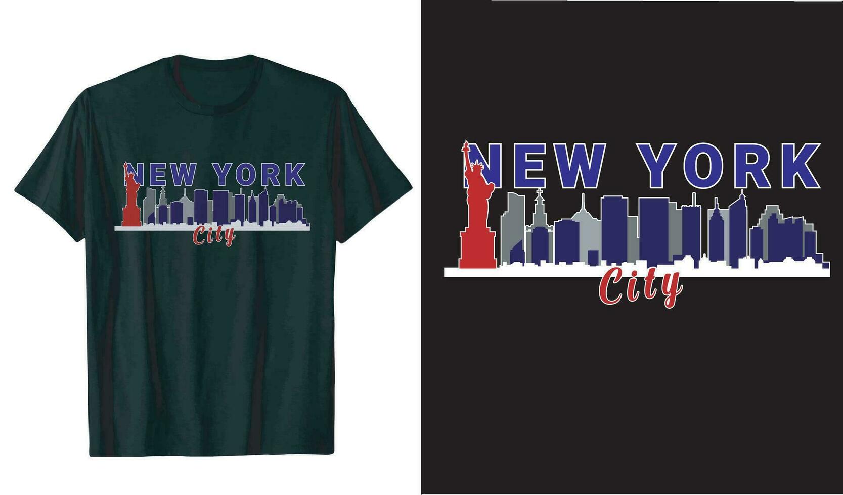 USA ny york unik tull t-shirt design. vektor