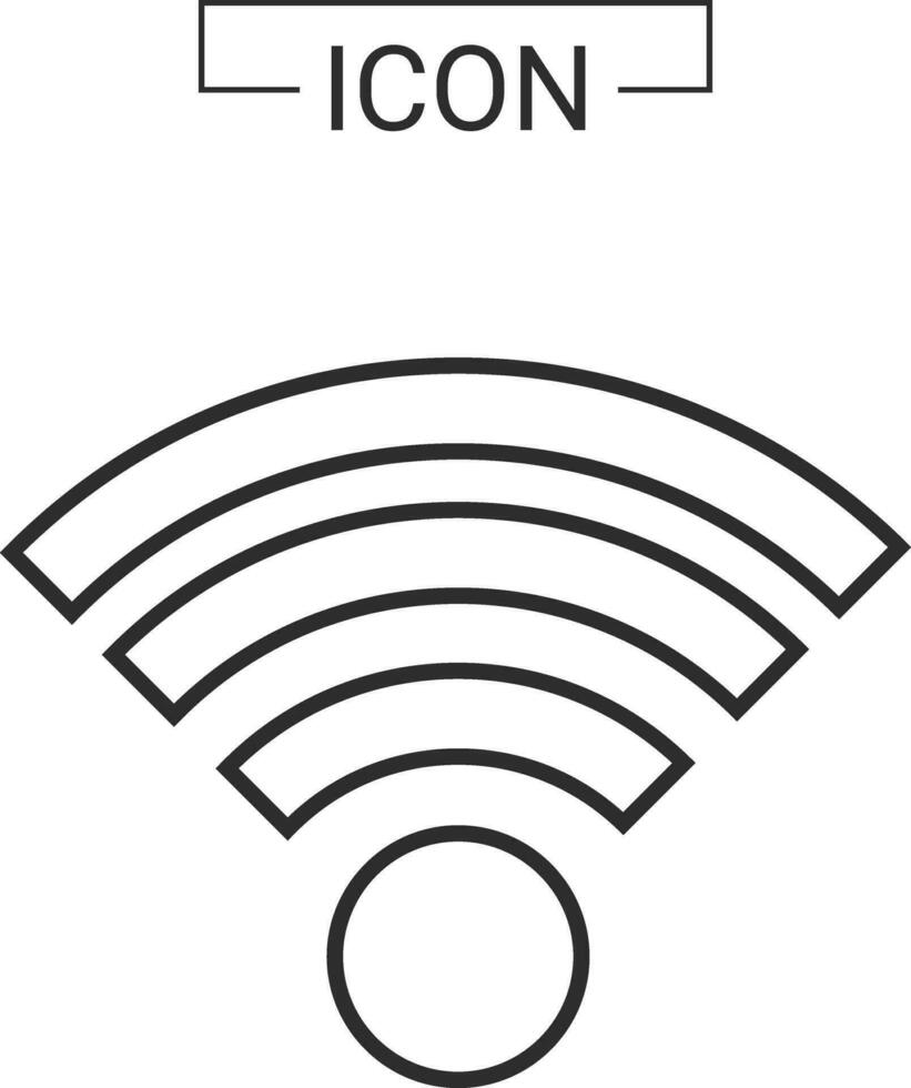 wiFi ikoner internet nätverk vektor