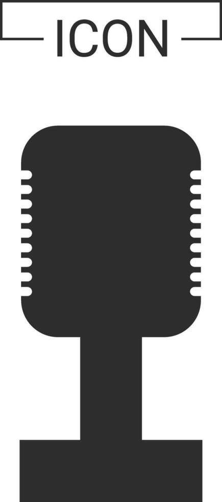mikrofon och musik ikon vektor