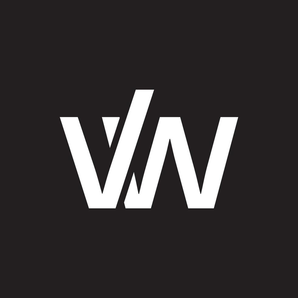 wv logotyp design vektor mall
