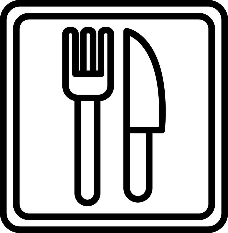 Restaurant-Vektor-Icon-Design vektor