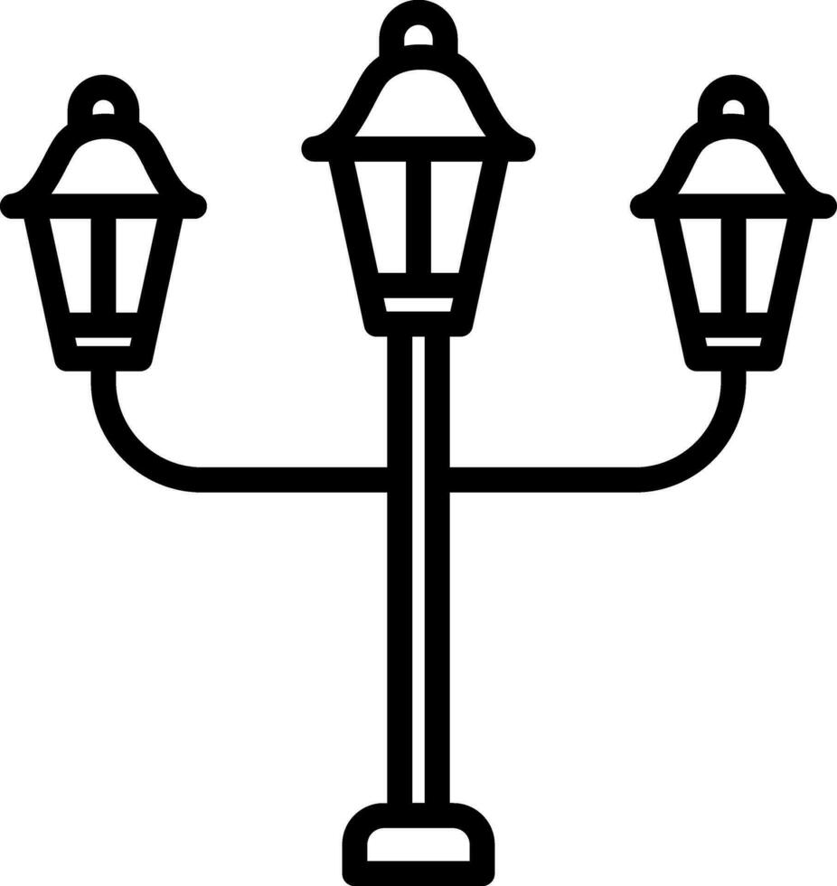 Straße Lampe Vektor Symbol Design