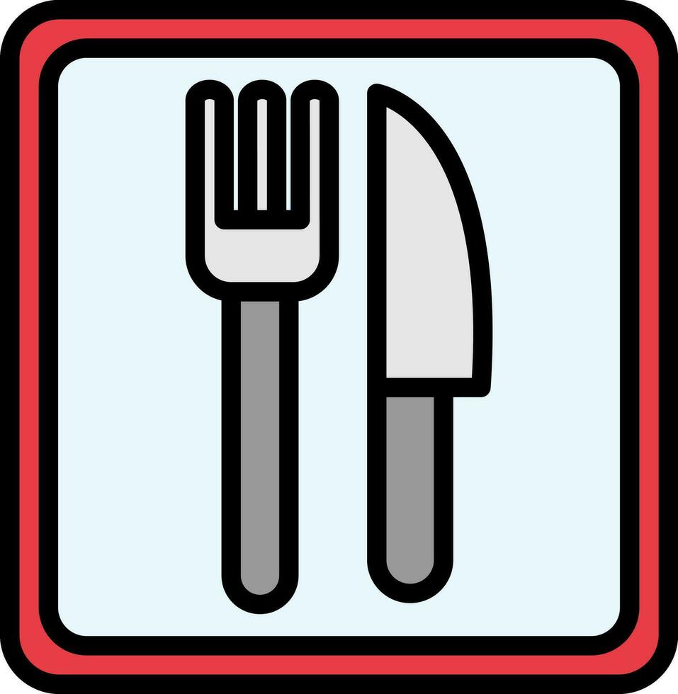 Restaurant-Vektor-Icon-Design vektor