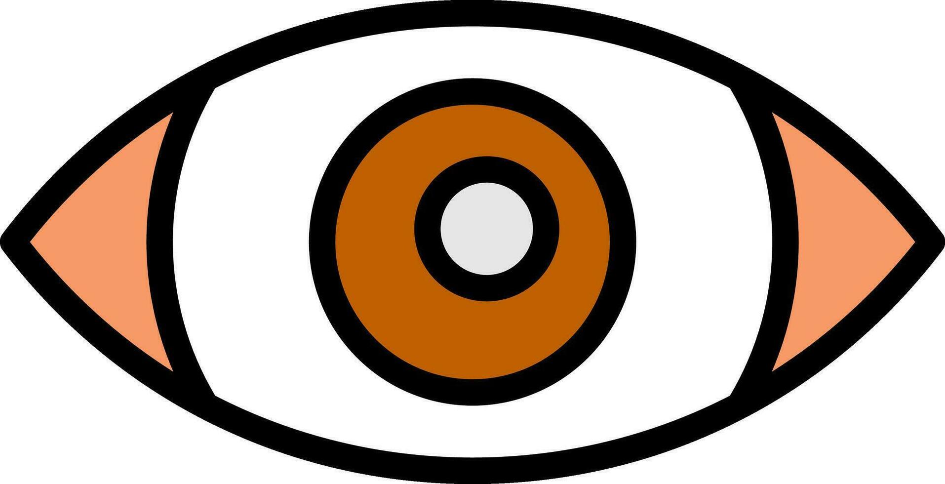 Auge-Vektor-Icon-Design vektor