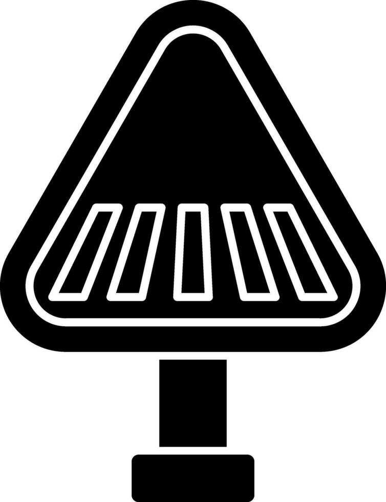 Fußgängerzone Kreuzung Vektor Symbol Design