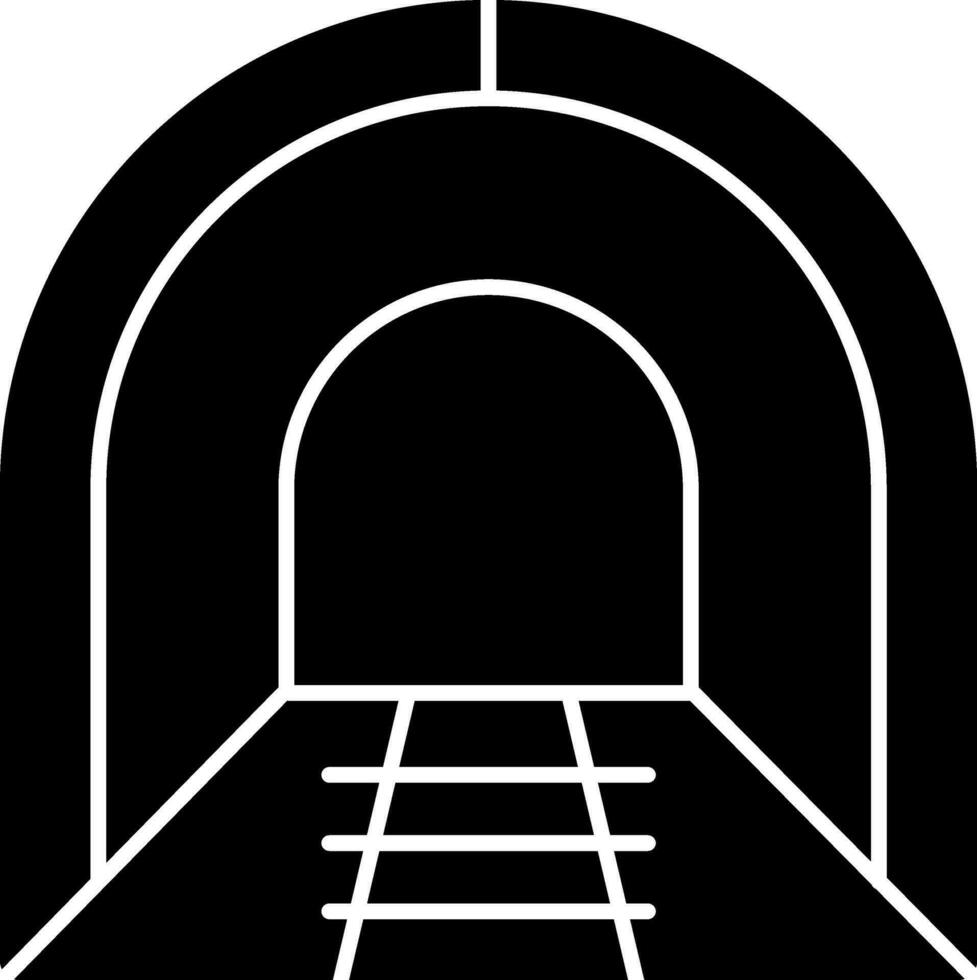 Tunnel-Vektor-Icon-Design vektor