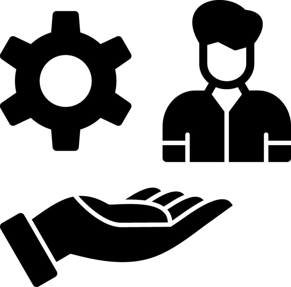 Verwaltung Dienstleistungen Vektor Symbol Design