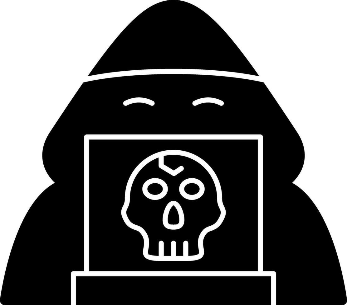 Hacker-Vektor-Icon-Design vektor