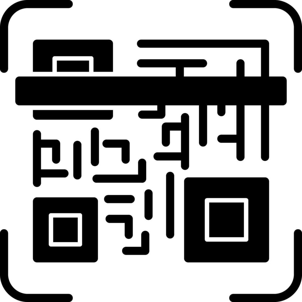 qr Code Scan Vektor Symbol Design