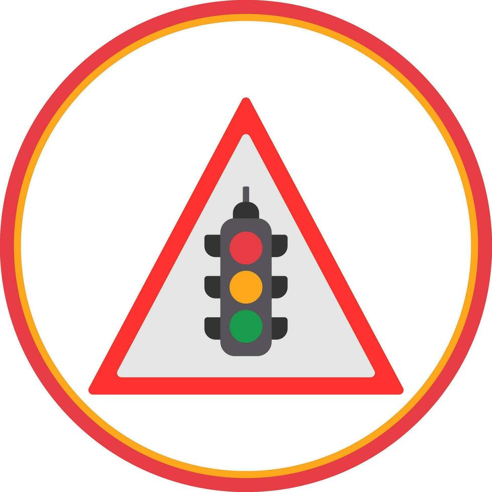 Verkehrszeichen-Vektor-Icon-Design vektor