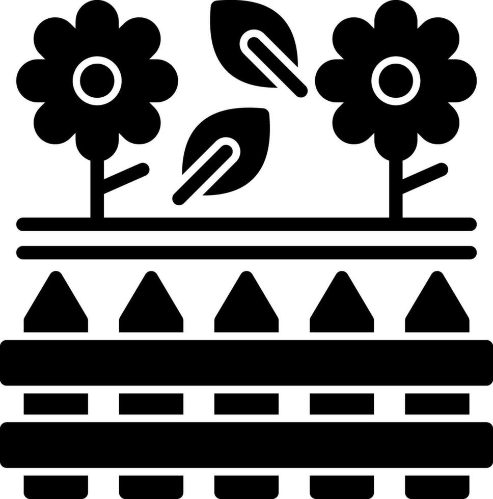 Garten-Vektor-Icon-Design vektor