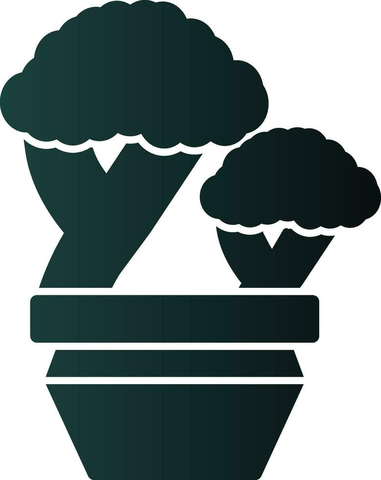 Bonsai-Vektor-Icon-Design vektor