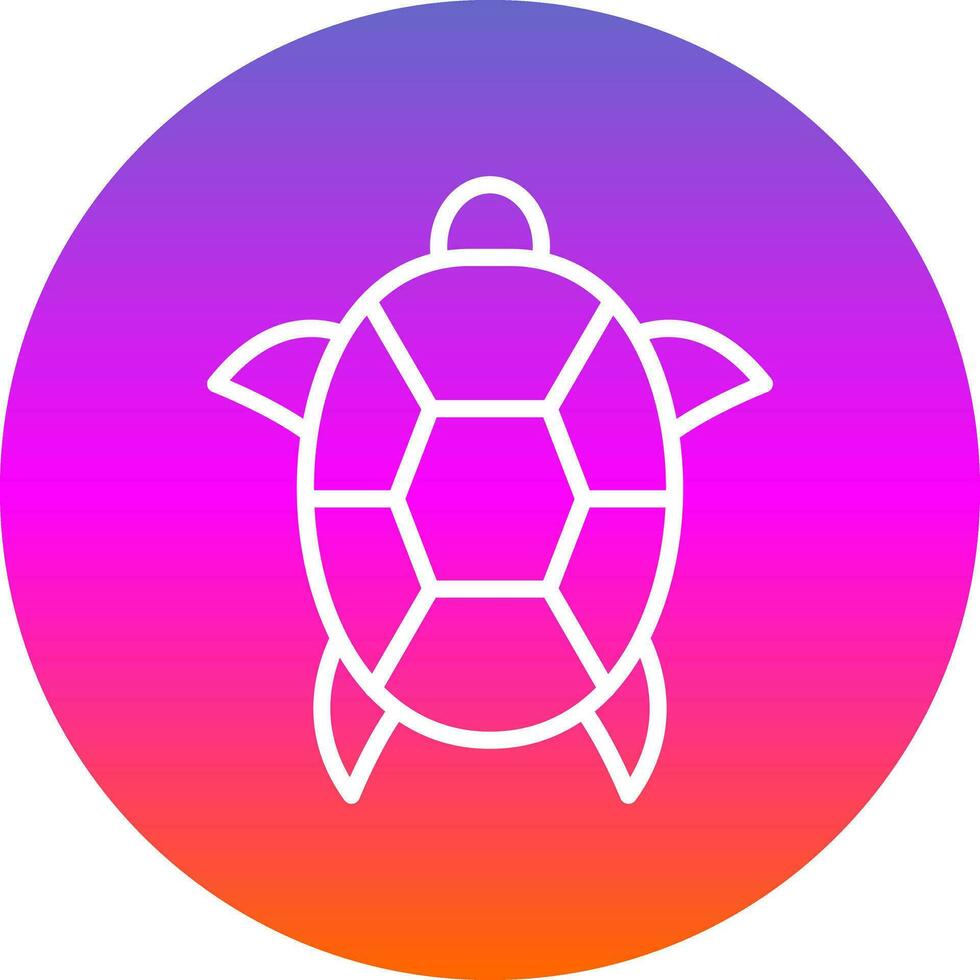 Schildkröten-Vektor-Icon-Design vektor