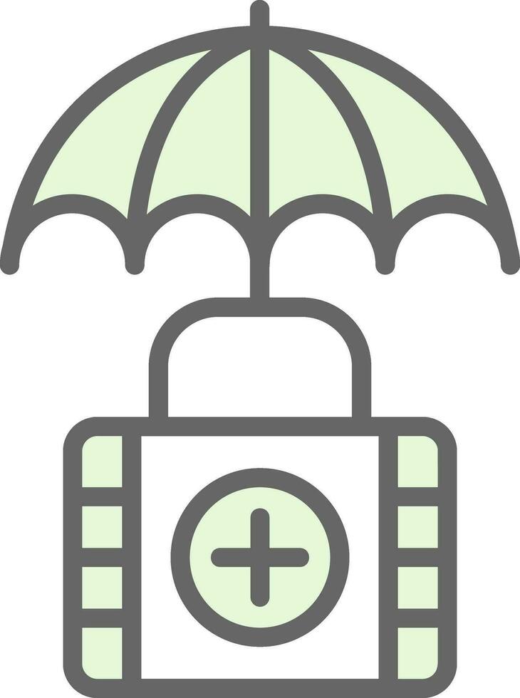 Versicherungsvektor-Icon-Design vektor