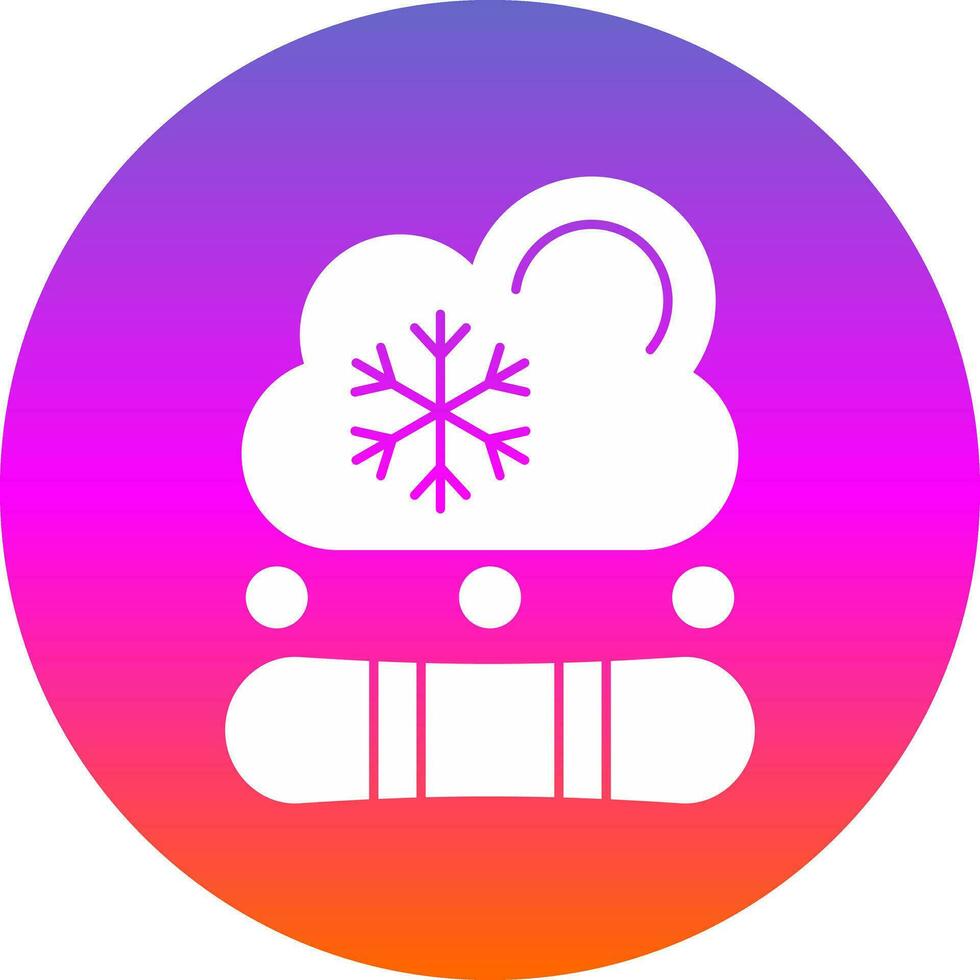 Snowboard-Vektor-Icon-Design vektor