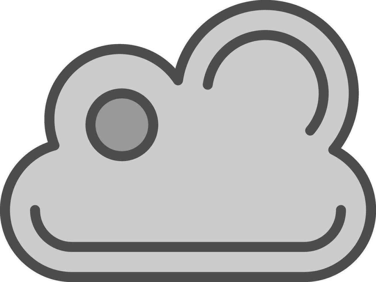 Cloud-Vektor-Icon-Design vektor