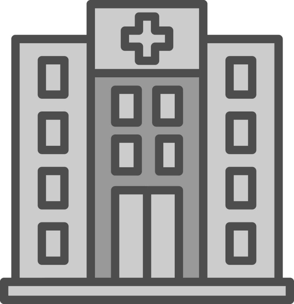 Krankenhaus-Vektor-Icon-Design vektor