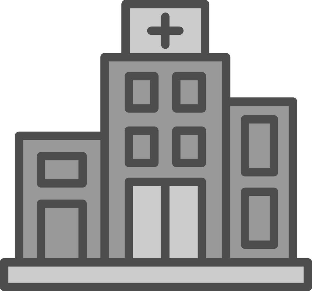 Krankenhaus-Vektor-Icon-Design vektor