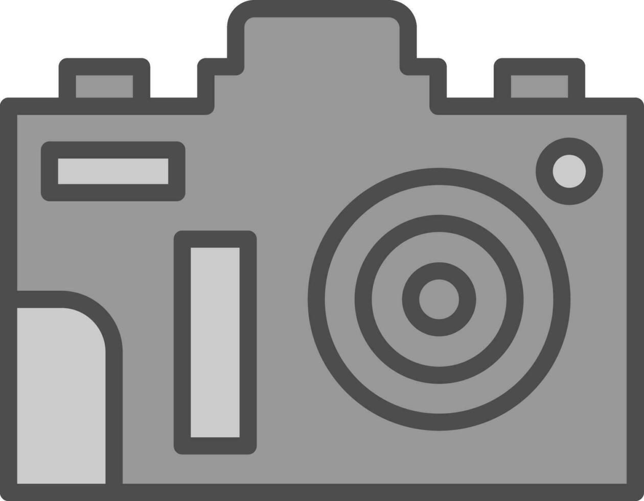 Fotokamera-Vektor-Icon-Design vektor