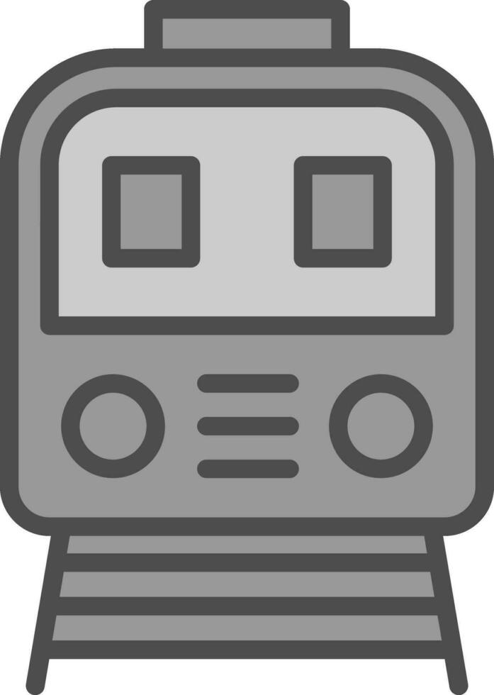 Straßenbahn-Vektor-Icon-Design vektor