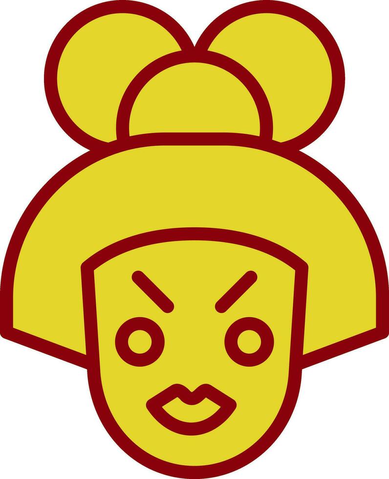 geisha vektor ikon design
