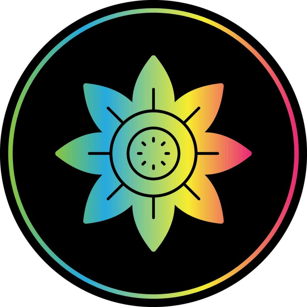 Sonnenblumen-Vektor-Icon-Design vektor