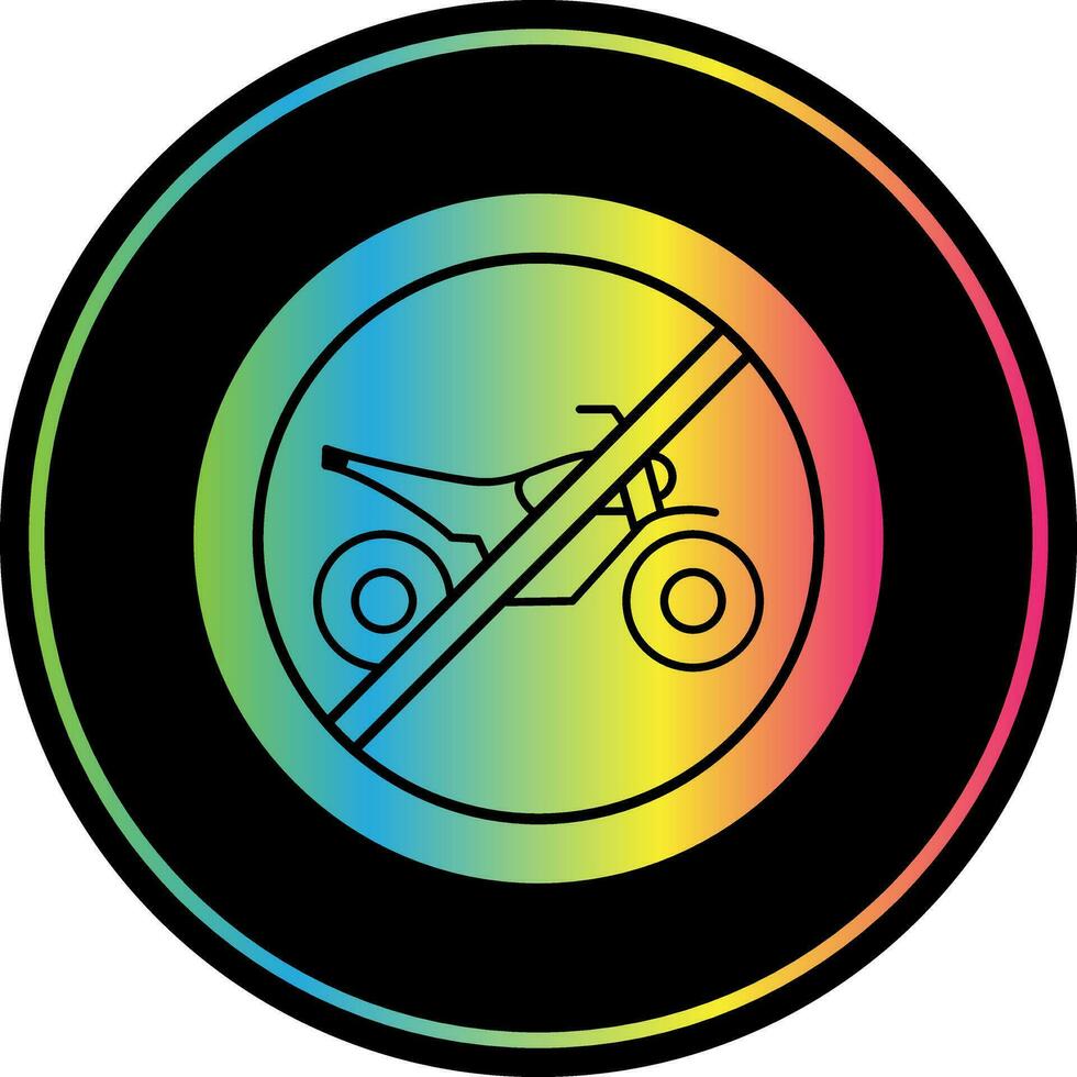 Nein Fahrrad Vektor Symbol Design