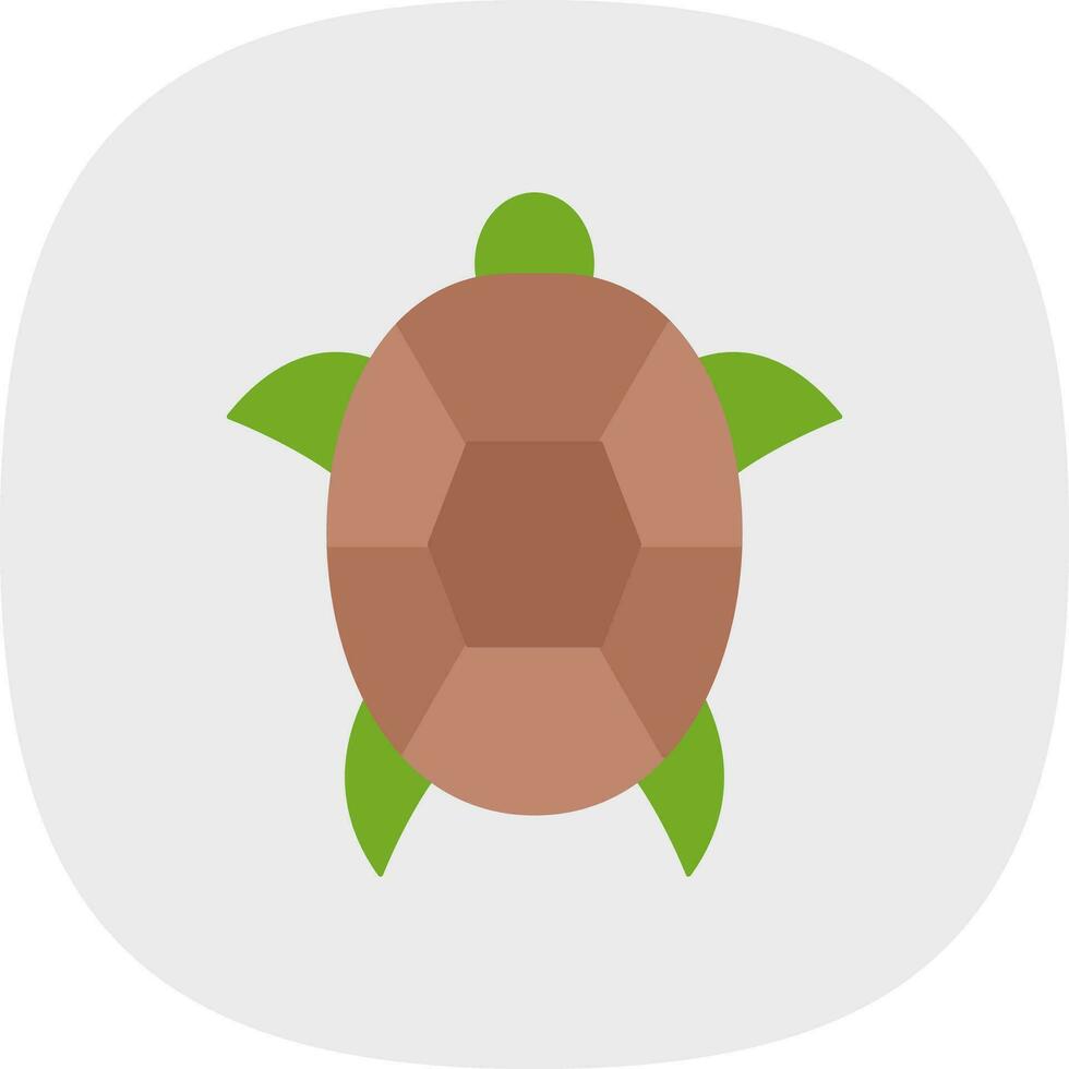 Schildkröten-Vektor-Icon-Design vektor