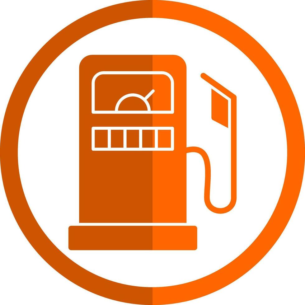 Tankstellen-Vektor-Icon-Design vektor