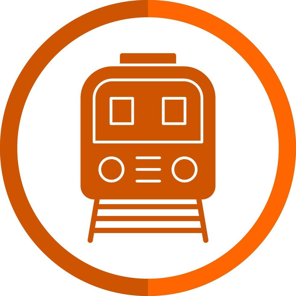 Straßenbahn-Vektor-Icon-Design vektor