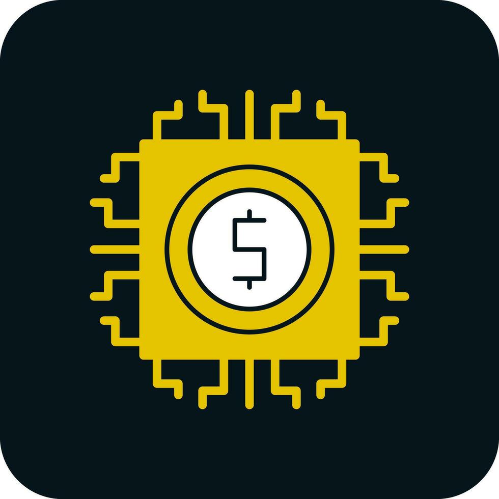 digital valuta vektor ikon design