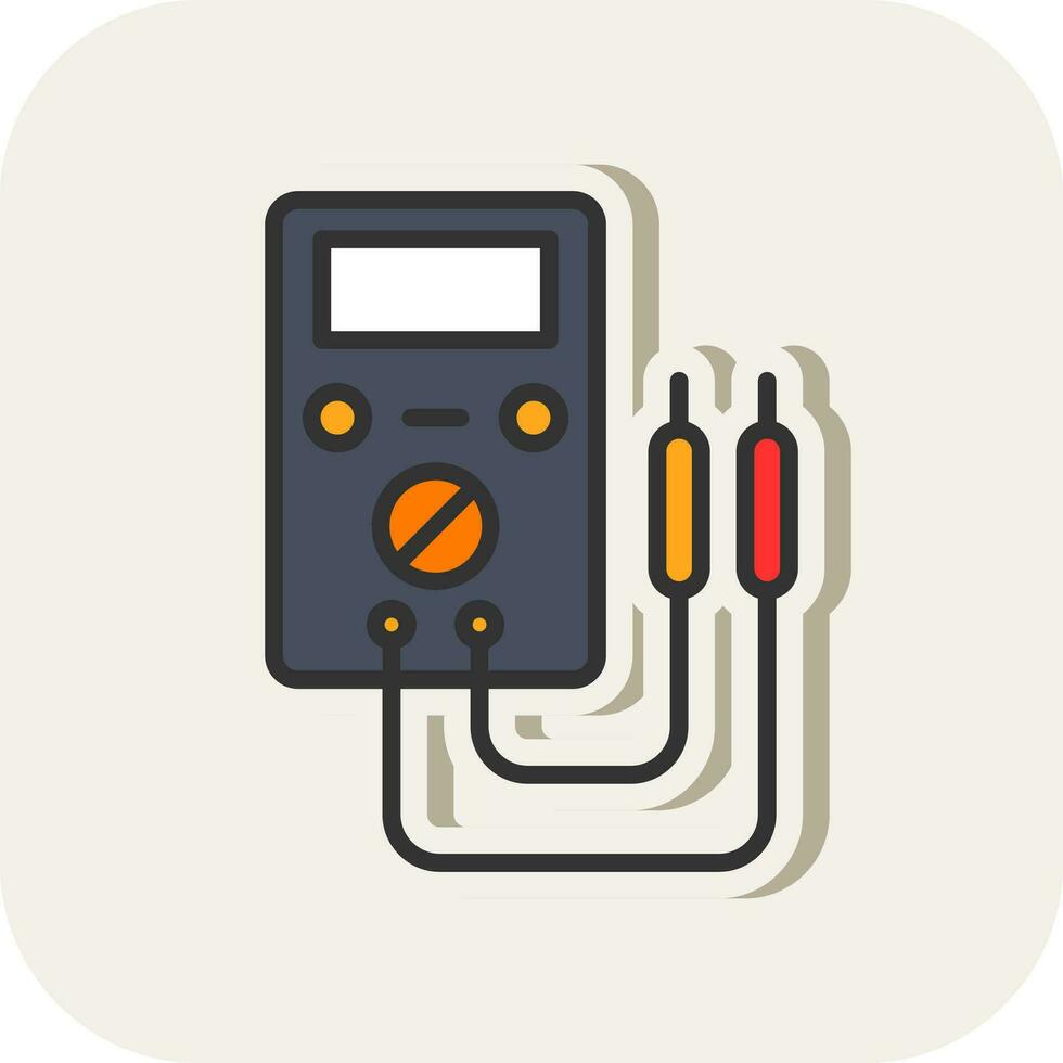 voltmeter vektor ikon design