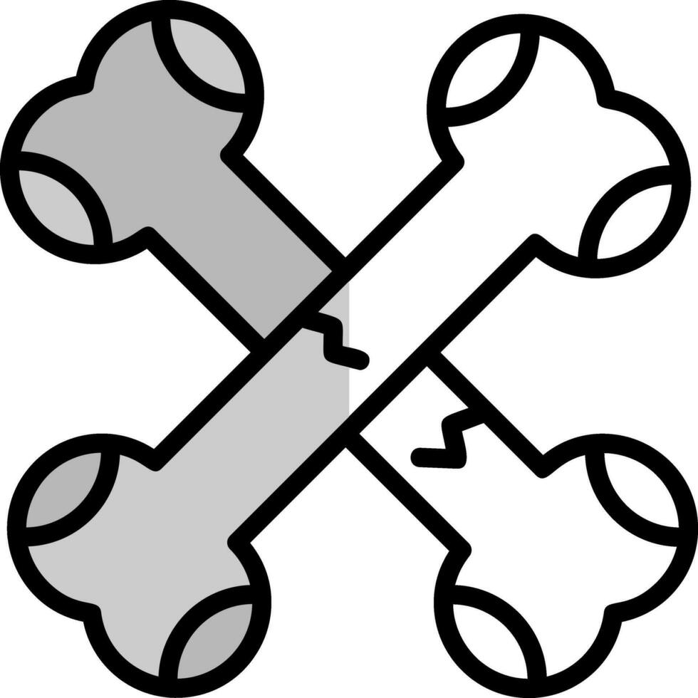 Knochen Vektor Symbol Design