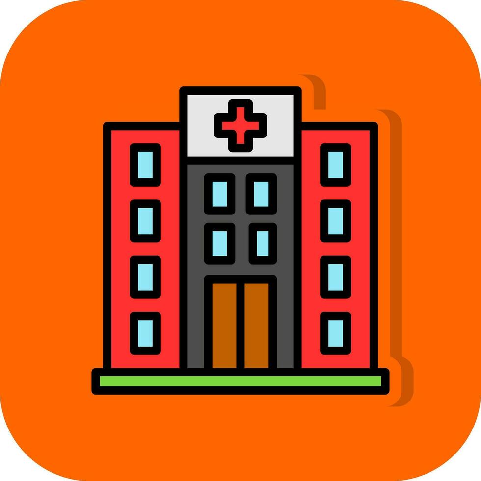 sjukhus vektor ikon design