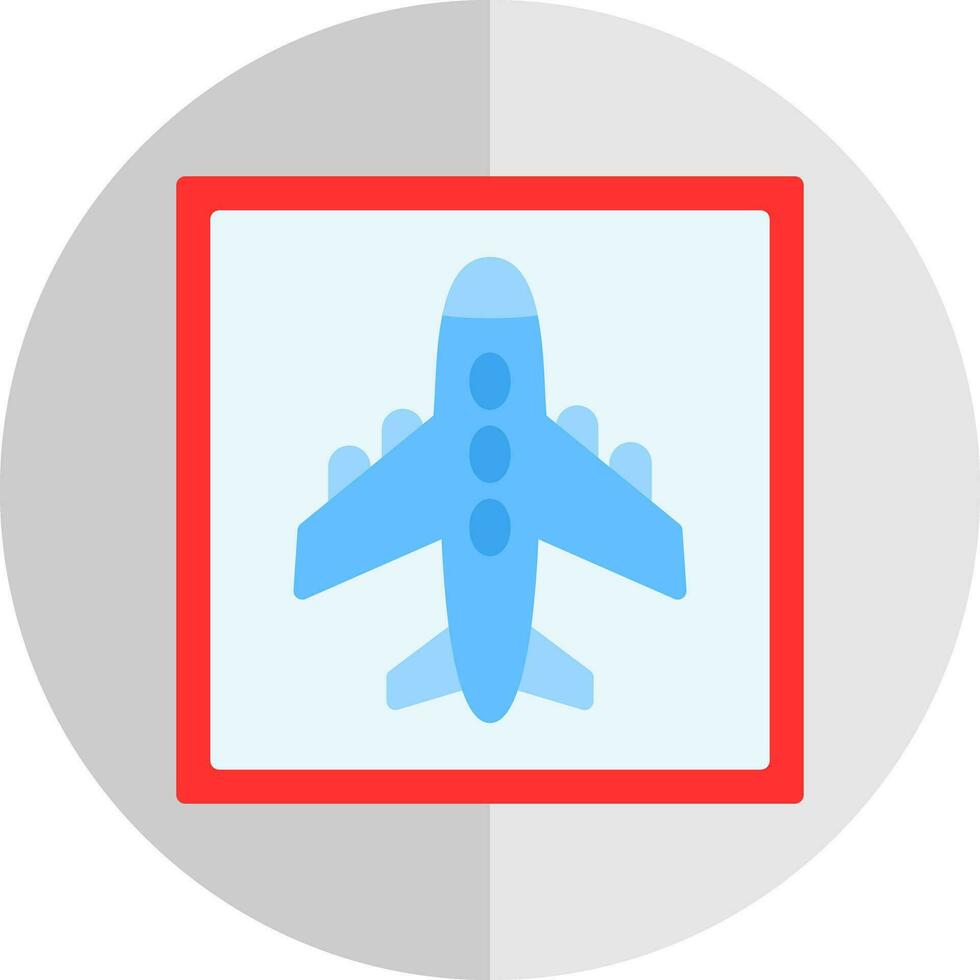 flygplats vektor ikon design
