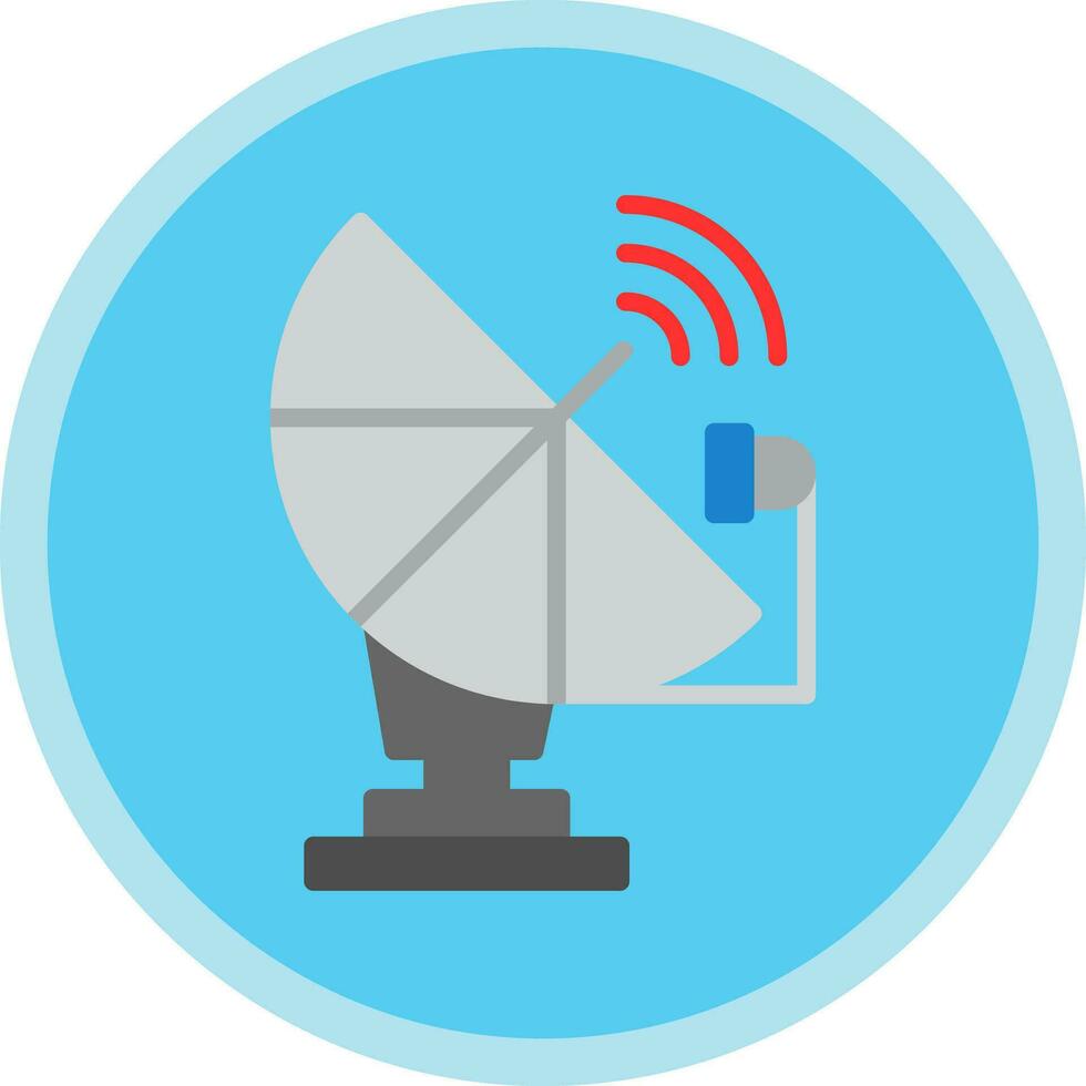 Satellitenschüssel-Vektor-Icon-Design vektor