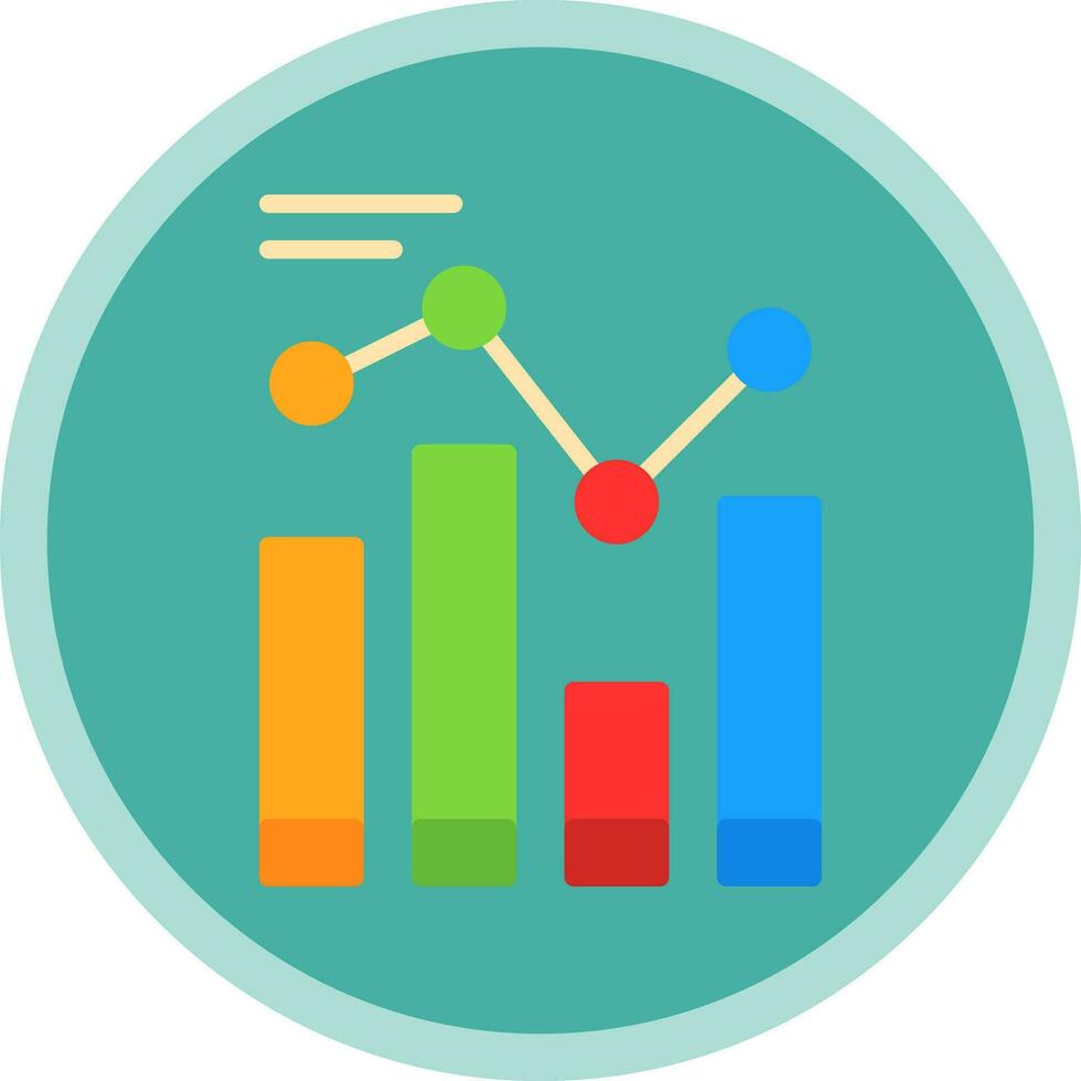 data analys vektor ikon design