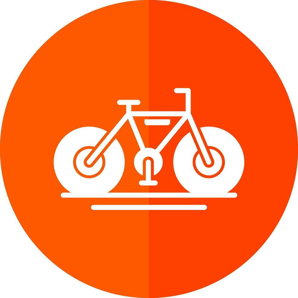 Fahrrad-Vektor-Icon-Design vektor