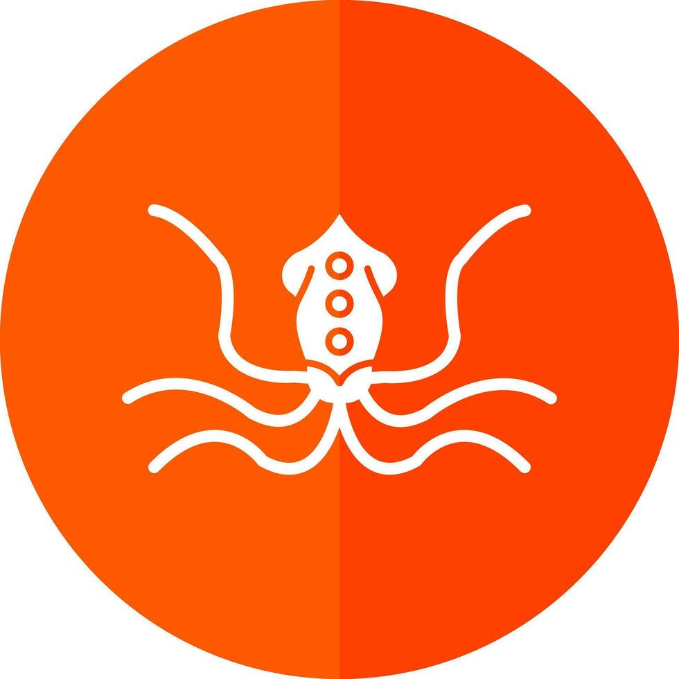 bläckfisk vektor ikon design