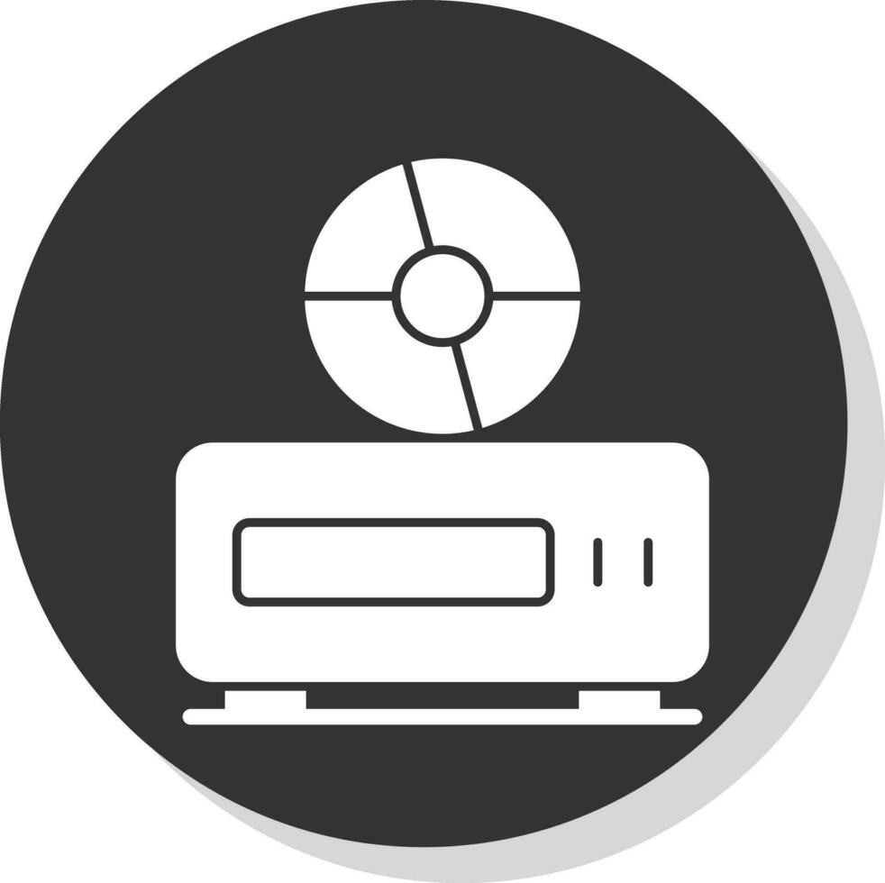 DVD Spieler Vektor Symbol Design