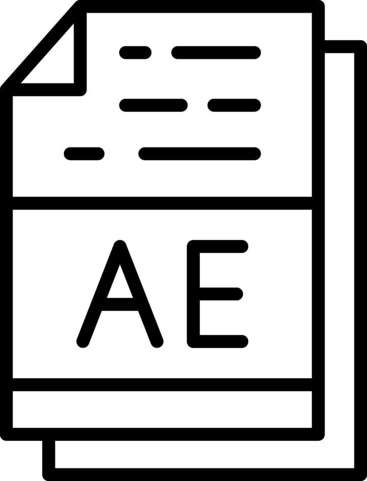 ae Vektor Symbol Design