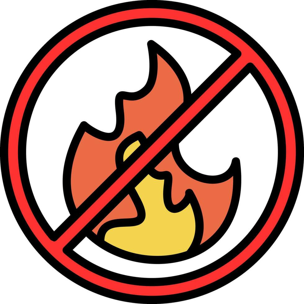 Feuer-Vektor-Icon-Design vektor