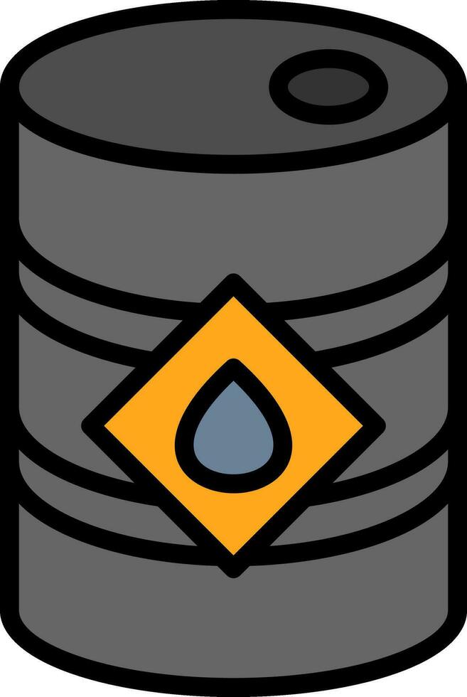 Barrel-Vektor-Icon-Design vektor