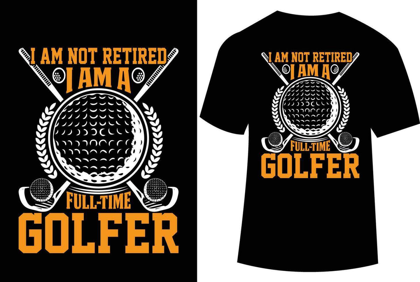 Golfen Vektor Illustration zum t Hemd Design