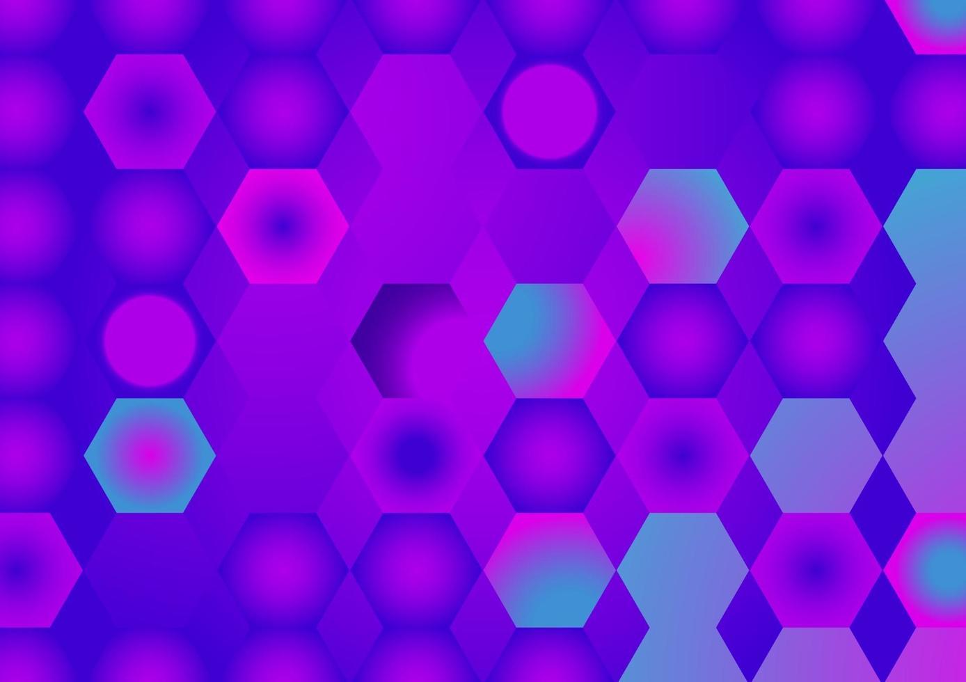 färgglada geometriska mönster. lutning hexagon bakgrund vektor