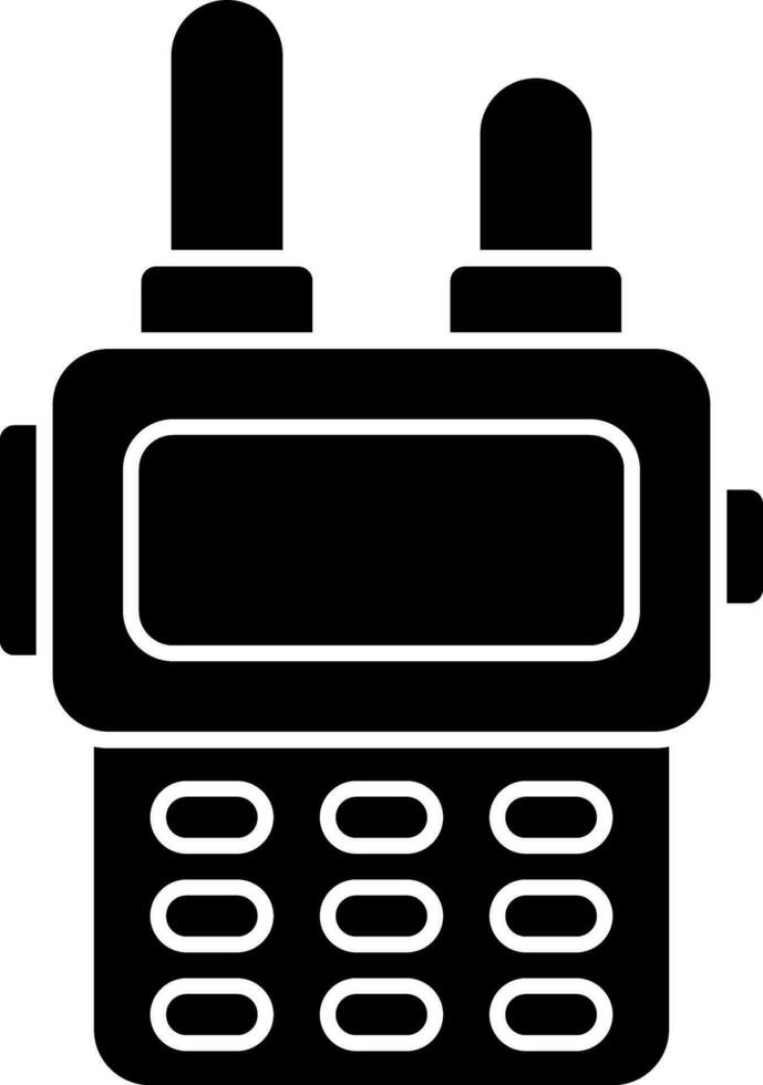 Walkie-Talkie-Vektor-Icon-Design vektor