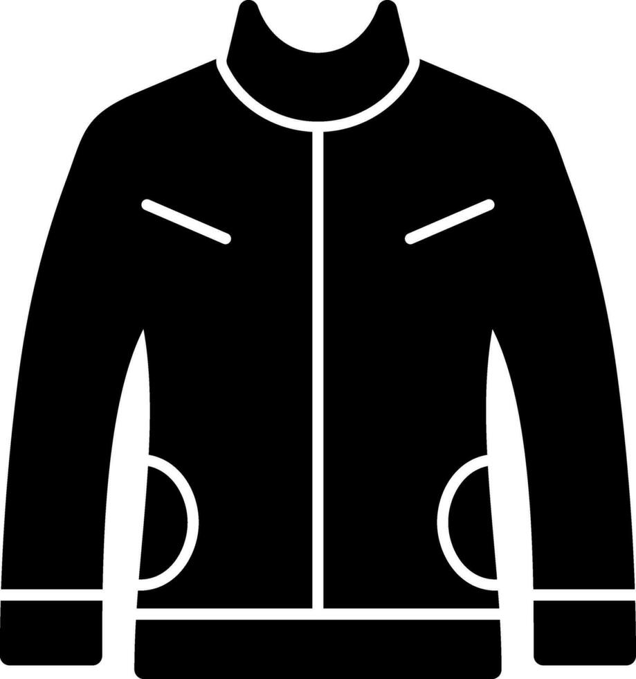 Leder Jacke Vektor Symbol Design